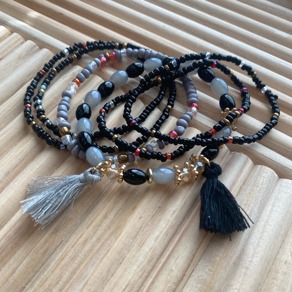 Boho Style Bracelets Set of 6